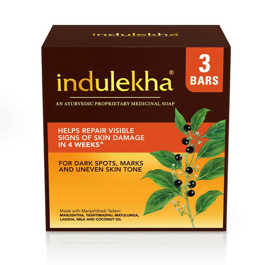 Buy Indulekha Ayurvedic Proprietary Medicinal Soap from DrMediCart, Ship from India to USA