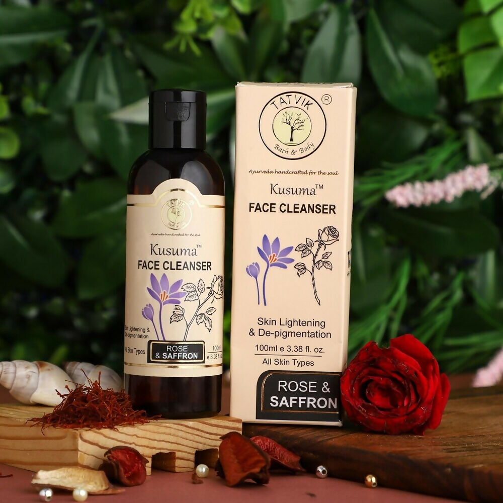 Tatvik Ayurveda Kusuma Face Cleanser (Rose & Saffron)