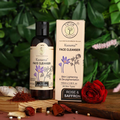 Tatvik Ayurveda Kusuma Face Cleanser (Rose & Saffron)