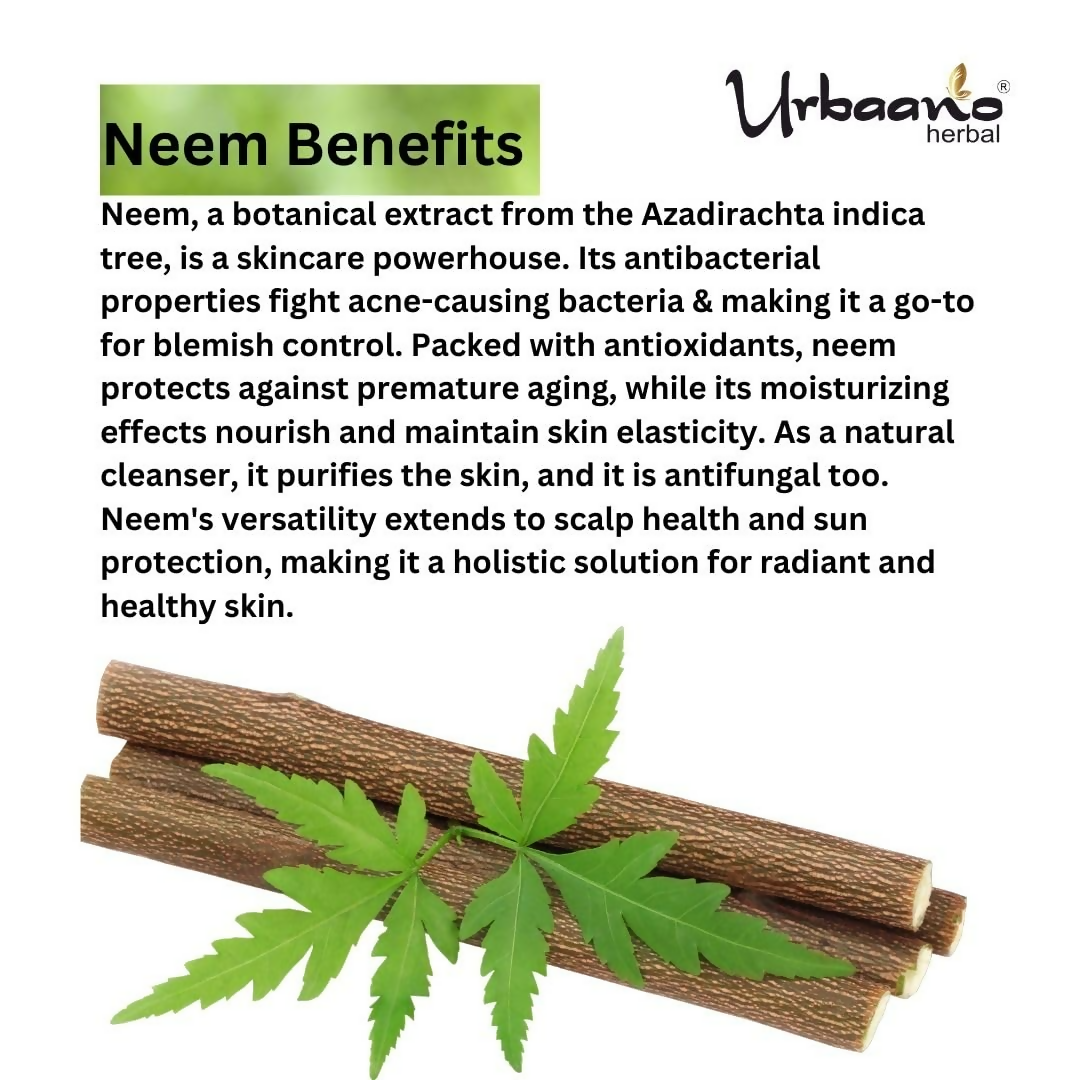 Urbaano Herbal Pure Neem Extract Natural For DIY Skin, Hair & Body Care