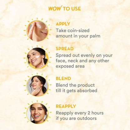 Wow Skin Science Hydrating Sunscreen Spf 50 Pa +++ - Drmedicart