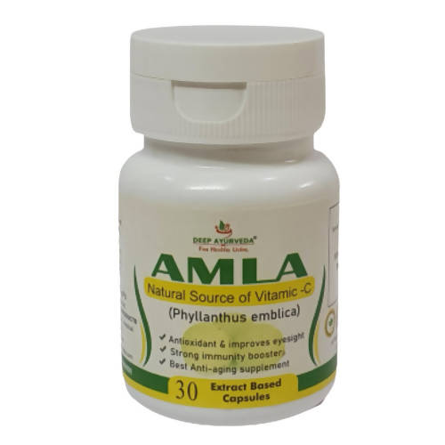 Buy Deep Ayurveda Amla 500mg Veg Capsules from DrMediCart, Ship from India to USA