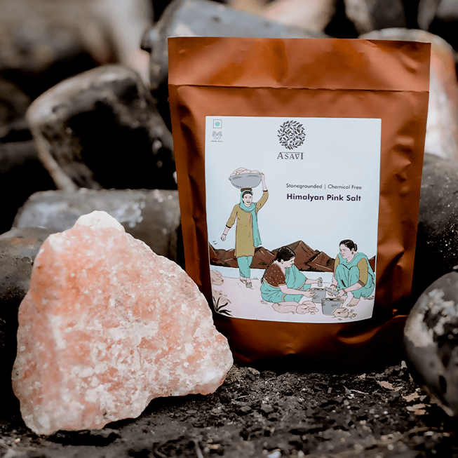 Asavi Stone Grounded Himalayan Pink Salt