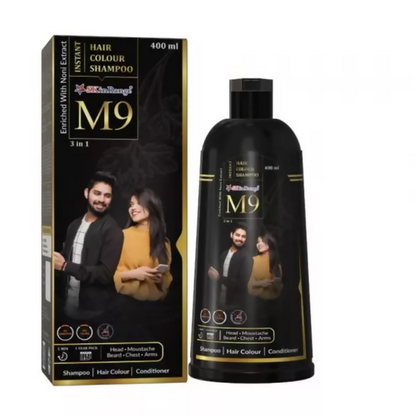 Buy Sat Kartar M9 3 In 1 Instant Hair Color Shampoo from DrMediCart, Ship from India to USA