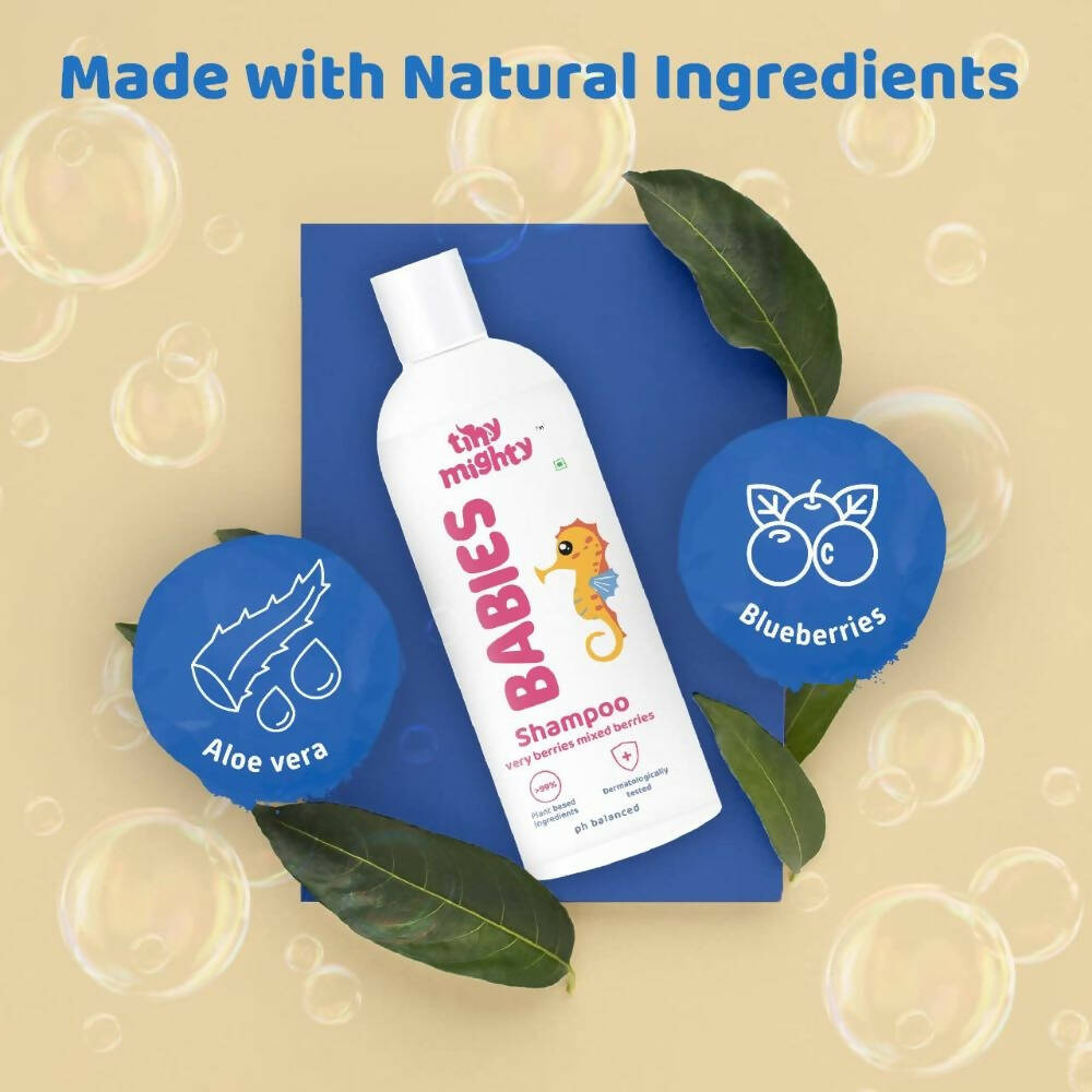 Tiny Mighty Baby Body Wash, Lotion, Shampoo And Massage Oil Combo - Drmedicart