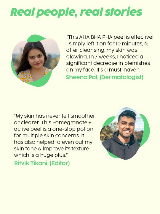 PLIX The Plant Fix Pomegranate Peeling Potion with 25% AHA + 2% BHA + 5% PHA