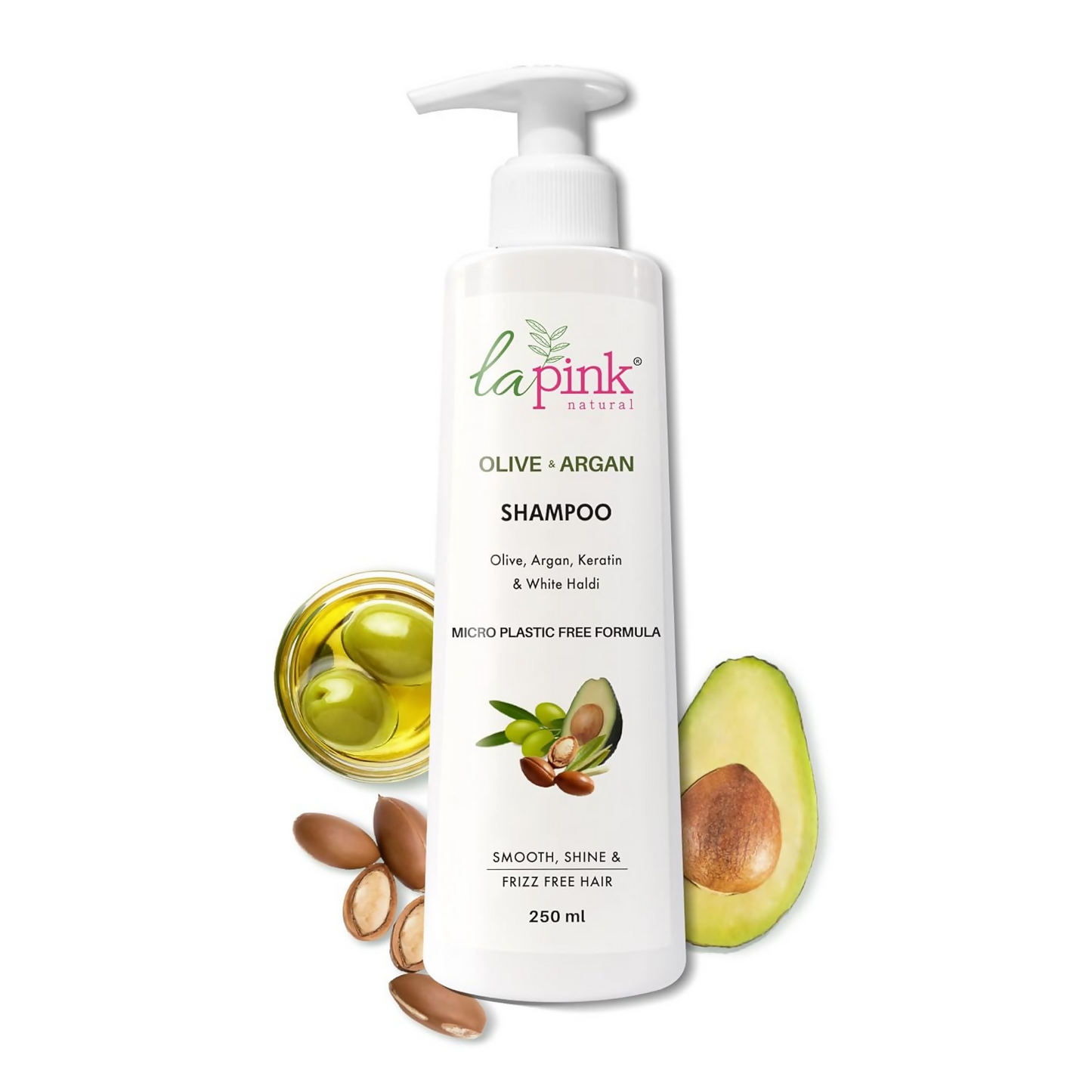 La Pink Olive Argan Shampoo With Avocado