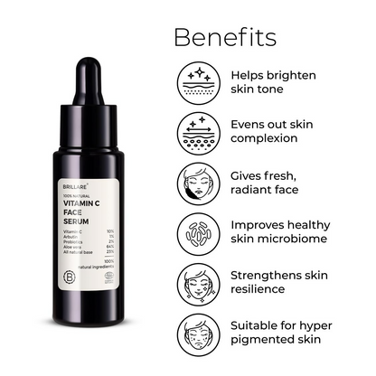 Brillare 10% Vitamin C Serum Bright & Glowing Skin
