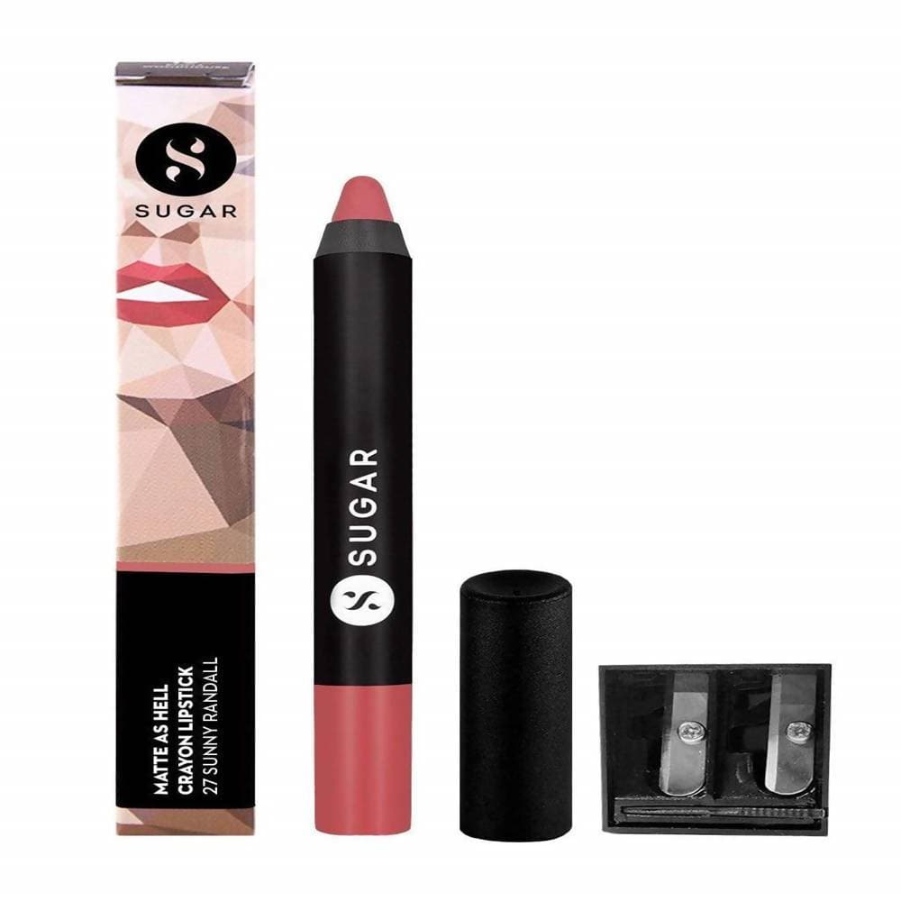 Sugar Matte As Hell Crayon Lipstick - Sunny Randall (Warm-toned light coral) - DrMediCart