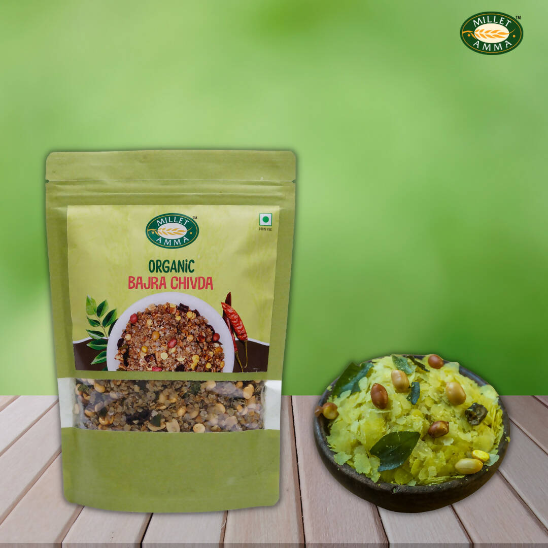 Millet Amma Organic Bajra Chivda Namkeen - Drmedicart