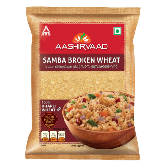 Buy Aashirvaad Samba Broken Wheat Rava from DrMediCart, Ship from India to USA
