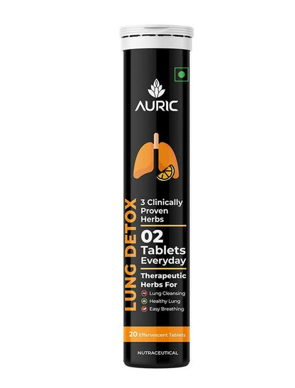 Auric Lung Detox Effervescent Tablets