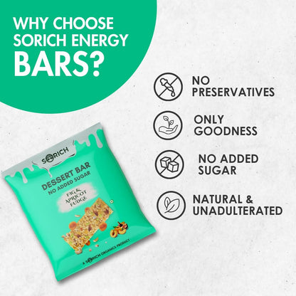 Sorich Organics Dessert Protein Mini Bars Fig & Apricot