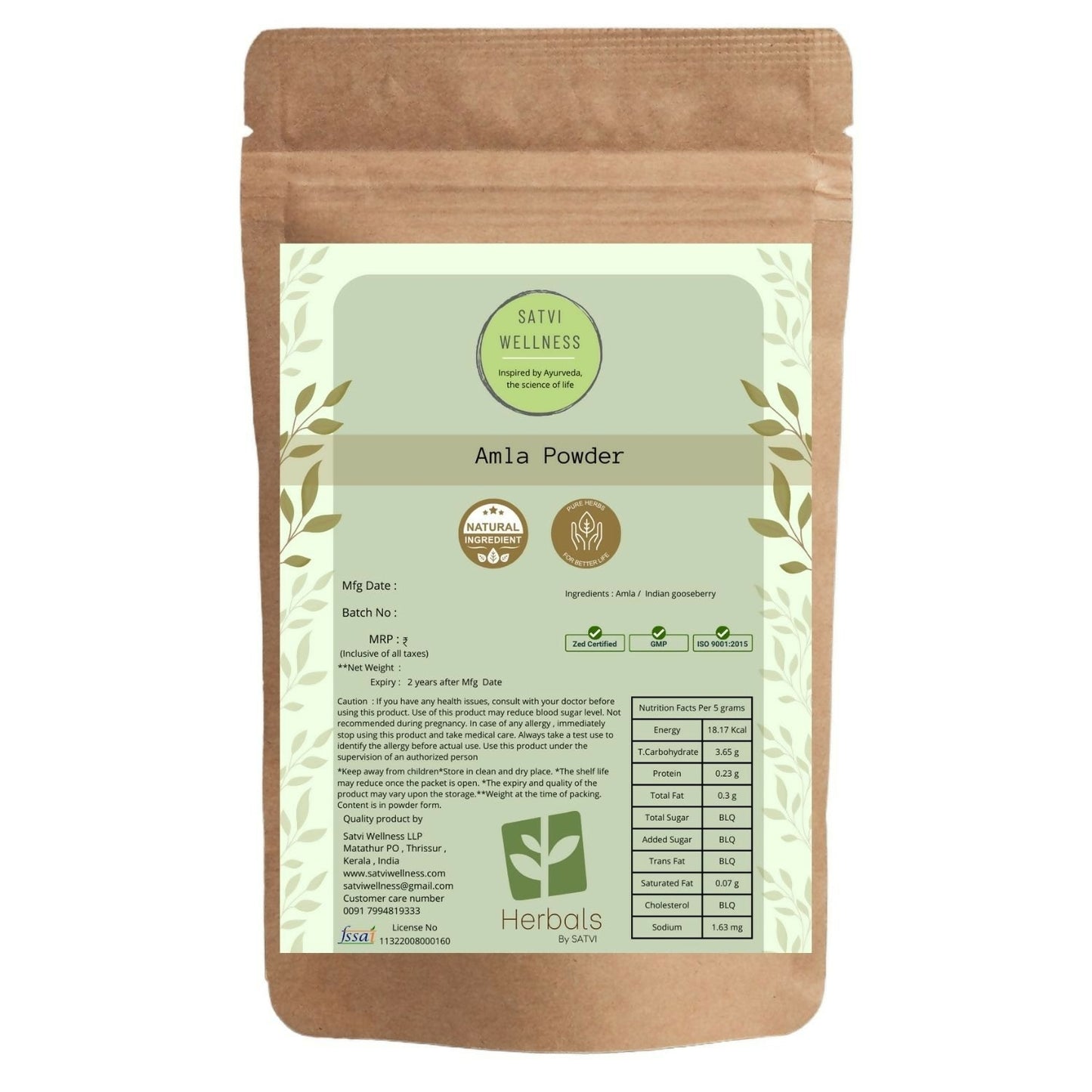 Satvi Wellness Amla Powder | Indian Gooseberry