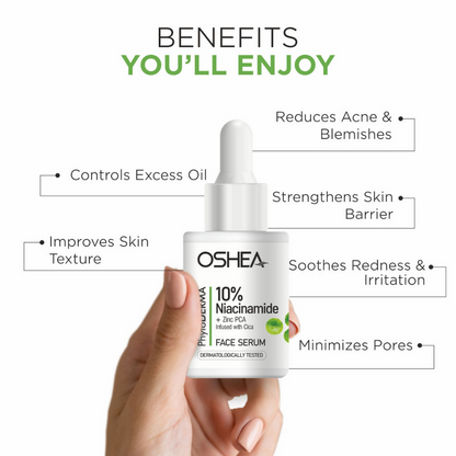 Oshea Herbals Phytoderma 10% Niacinamide plus Zinc Pca Face Serum