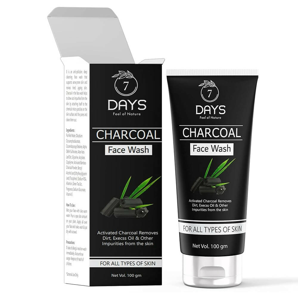 7 Days Activated Charcoal Face Wash - DrMediCart