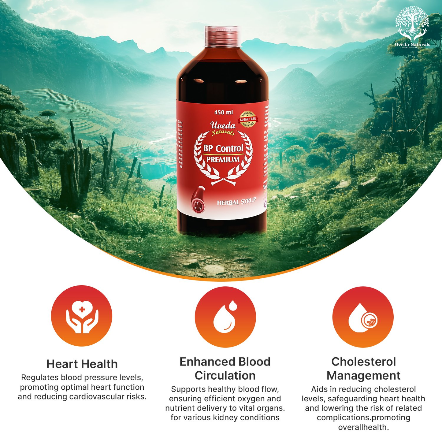 Uveda Naturals BP Control Premium Sugar Free