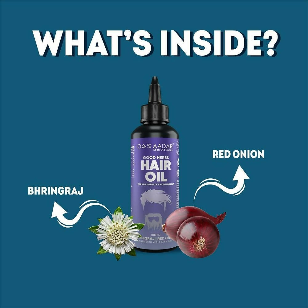 Aadar Good Herbs Hair Oil for Hair Fall & Damage Control - DrMediCart