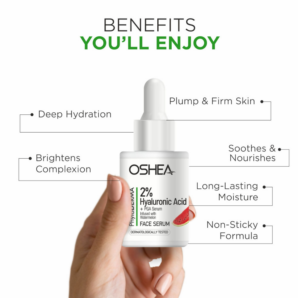 Oshea Herbals Phytoderma 2% Hyaluronic Acid Acid plus Pga Face Serum