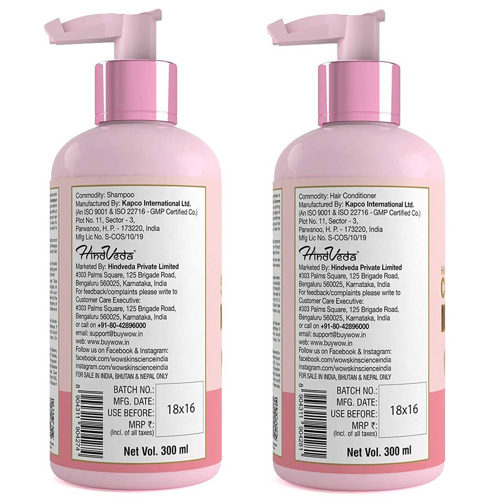 Wow Skin Science Himalayan Rose Shampoo and Conditioner - DrMediCart