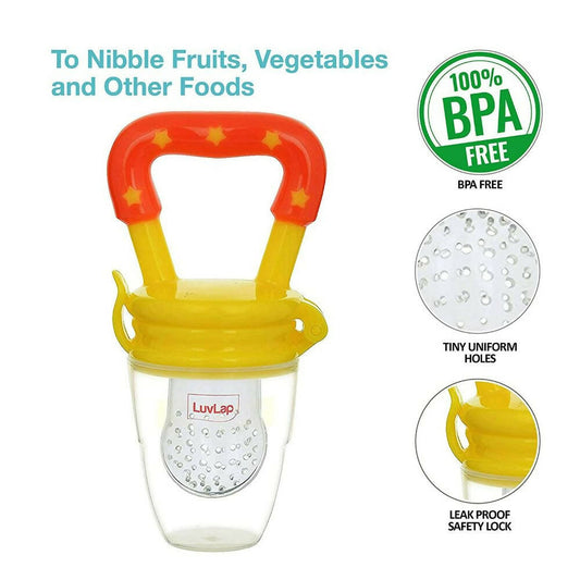 Buy LuvLap Silicone Food/Fruit Nibbler with Extra Mesh from DrMediCart, Ship from India to USA