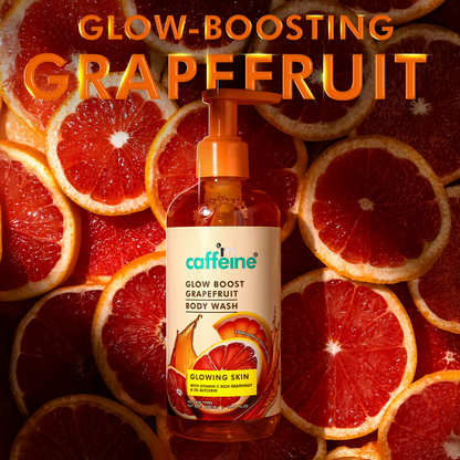 mCaffeine Glow Boost Grapefruit Body Wash