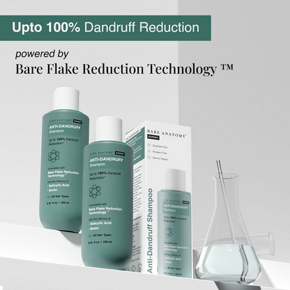 Bare Anatomy Expert Scalp Scrub & Anti Dandruff Shampoo Duo