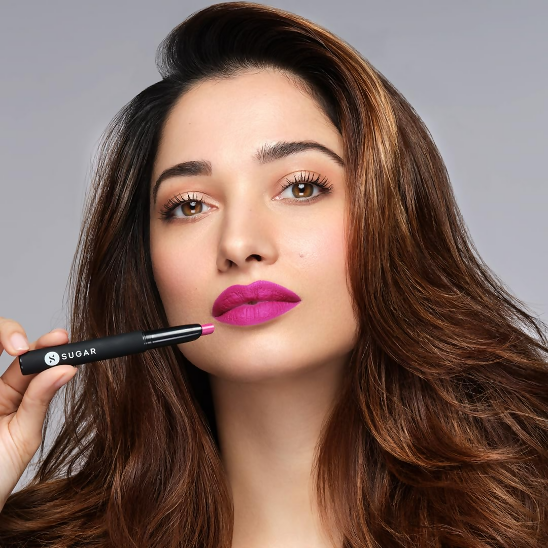 Sugar Cosmetics Matte Attack Lipstick, Transferproof & Smudgeproof - Plums N Roses