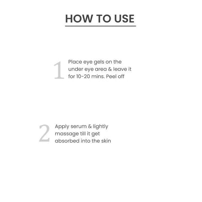 Professional O3+ Hydro Peptide Hydrogel Eye Patch Mask With Collagen & Hyaluronic Acid For Dark Circles