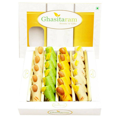 Ghasitaram Sugarfree Assorted Rolls Sweet Box