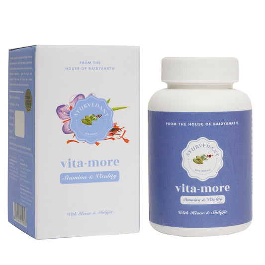 Buy Baidyanath Jhansi Ayurvedant Vita More Capsules from DrMediCart, Ship from India to USA