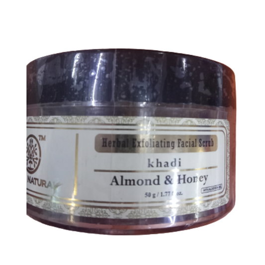 Buy Khadi Natural Almond & Honey Exfoliating Facial Scrub from DrMediCart, Ship from India to USA