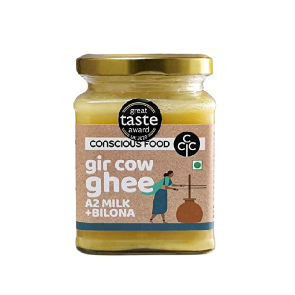 Buy Conscious Food A2 Gir Cow Ghee (Bilona Preparation) from DrMediCart, Ship from India to USA