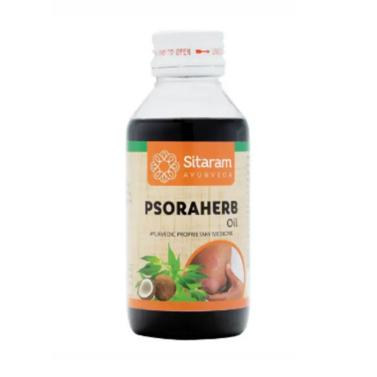 Buy Sitaram Ayurveda Psora Herb Oil from DrMediCart, Ship from India to USA