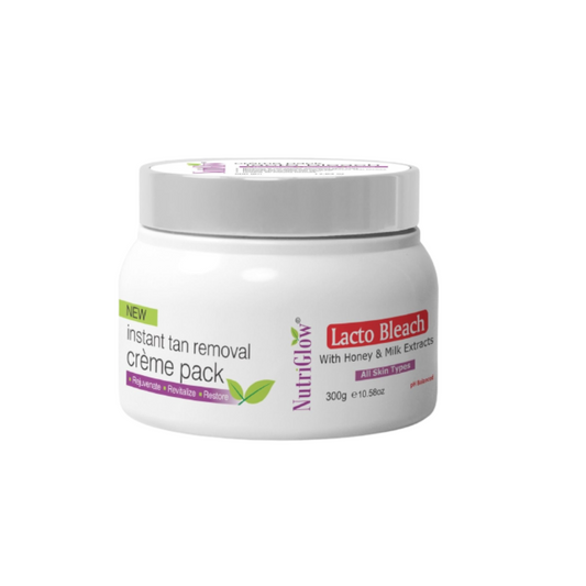 NutriGlow Lacto Bleach Tan Removal Creme Pack