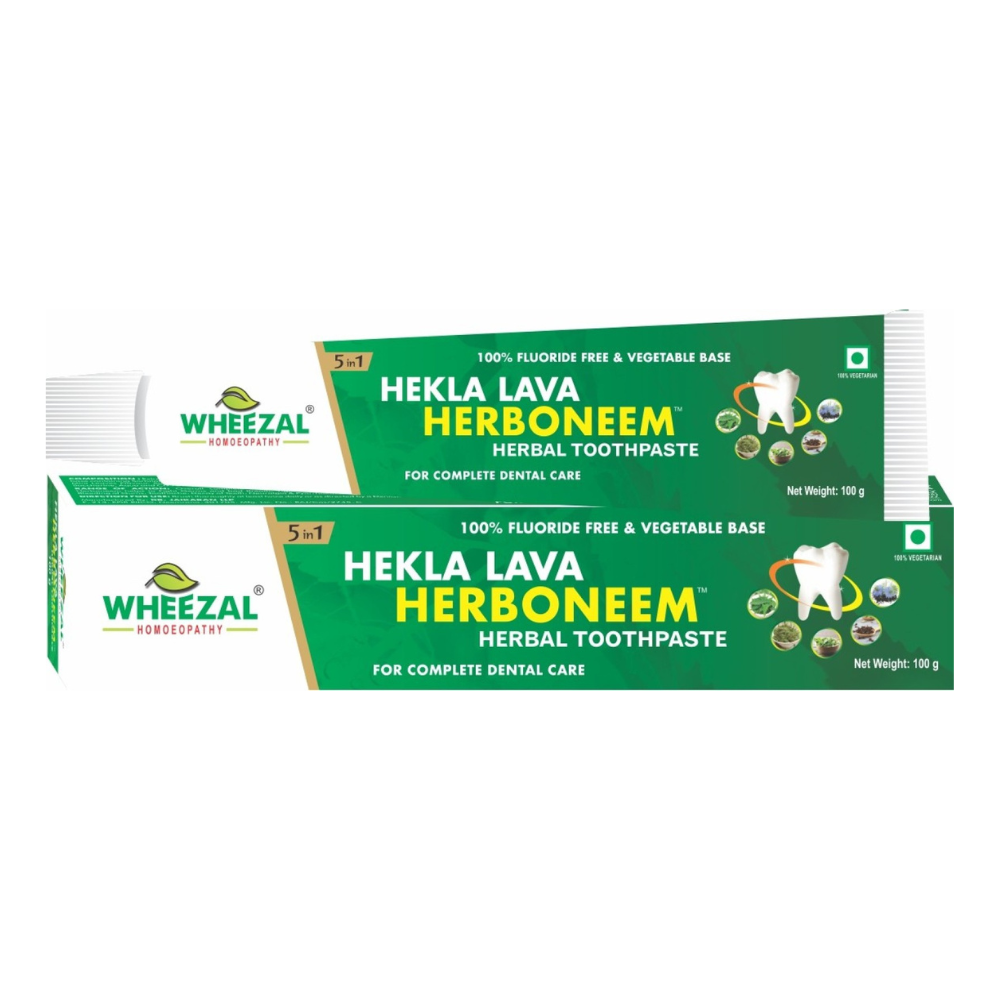 Buy Wheezal Hekla Lava Herboneem Herbal Toothpaste from DrMediCart, Ship from India to USA