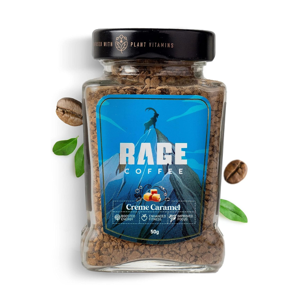 Buy Rage Coffee Creme Caramel Instant Coffee from DrMediCart