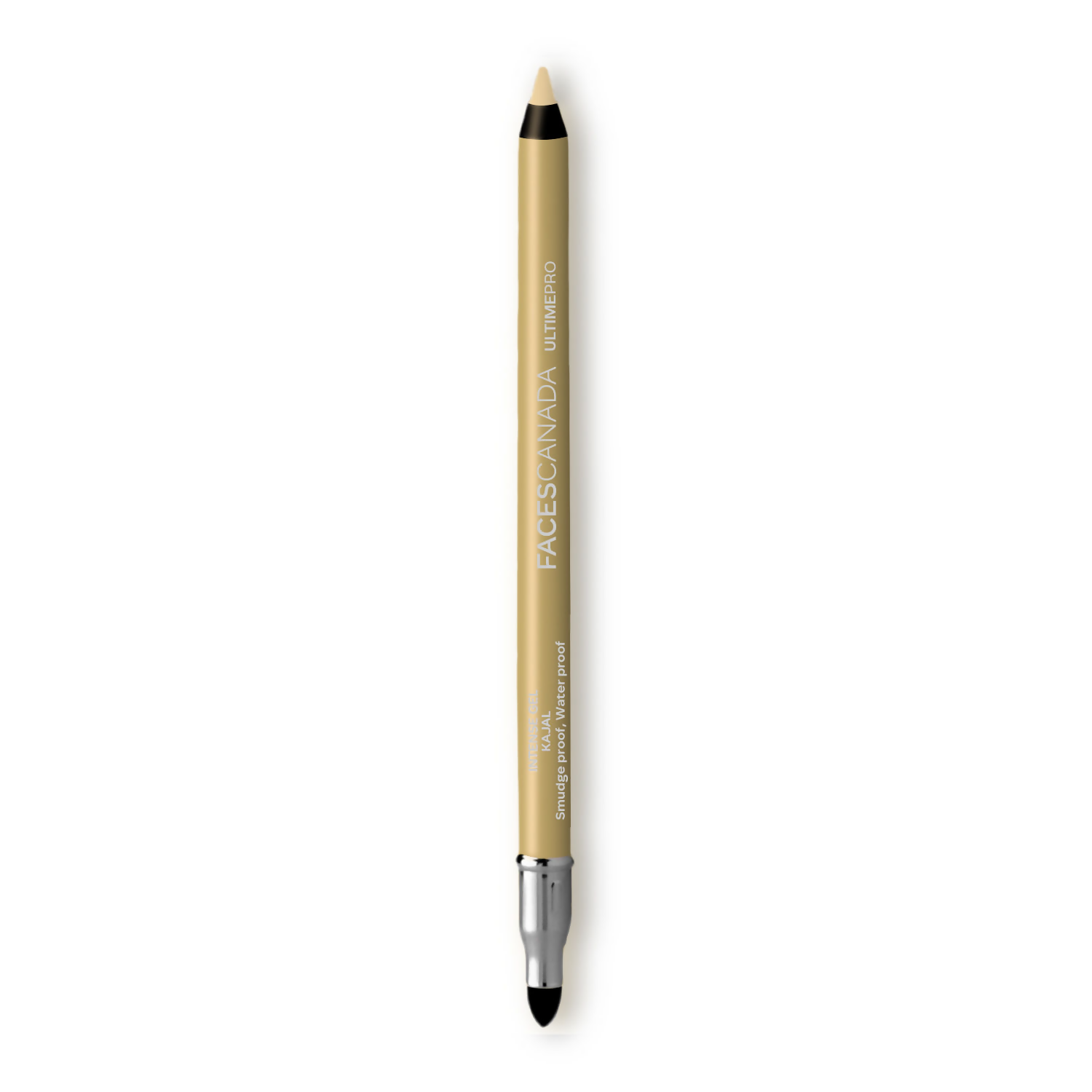 Faces Canada Ultime Pro Intense Gel Kajal With Smudger & Sharpener - Sand Beige