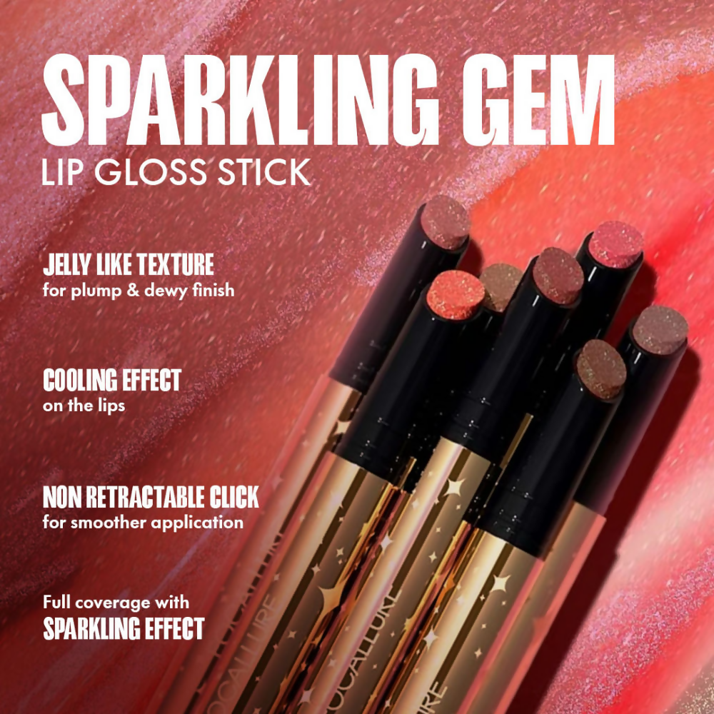 Focallure Sparkling Gem Lip Gloss Stick - Unicorn