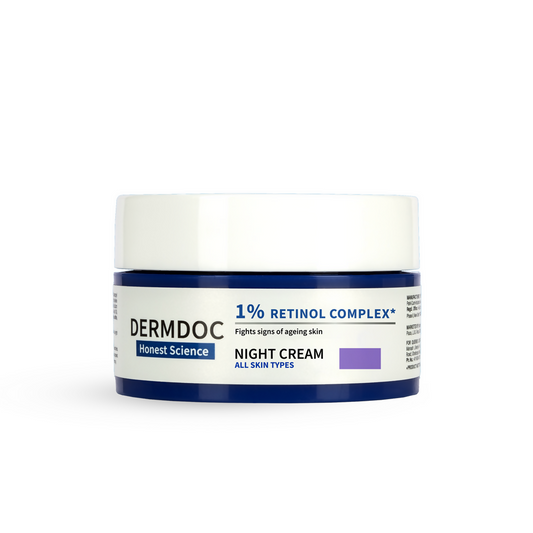 Buy Dermdoc 1% Retinol Complex Night Cream from DrMediCart, Ship from India to USA
