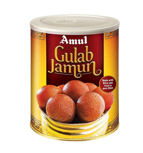 Amul Gulab Jamun - Made with Kova and Fried in Pure Ghee