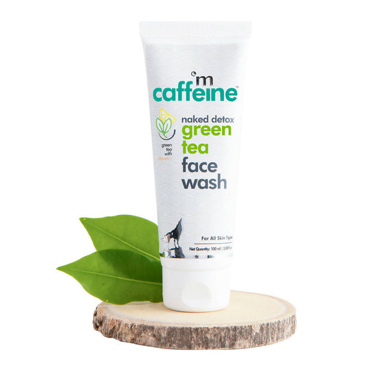 Buy mCaffeine Green Tea Face Wash with Vitamin C & Hyaluronic Acid from DrMediCart, Ship from India to USA
