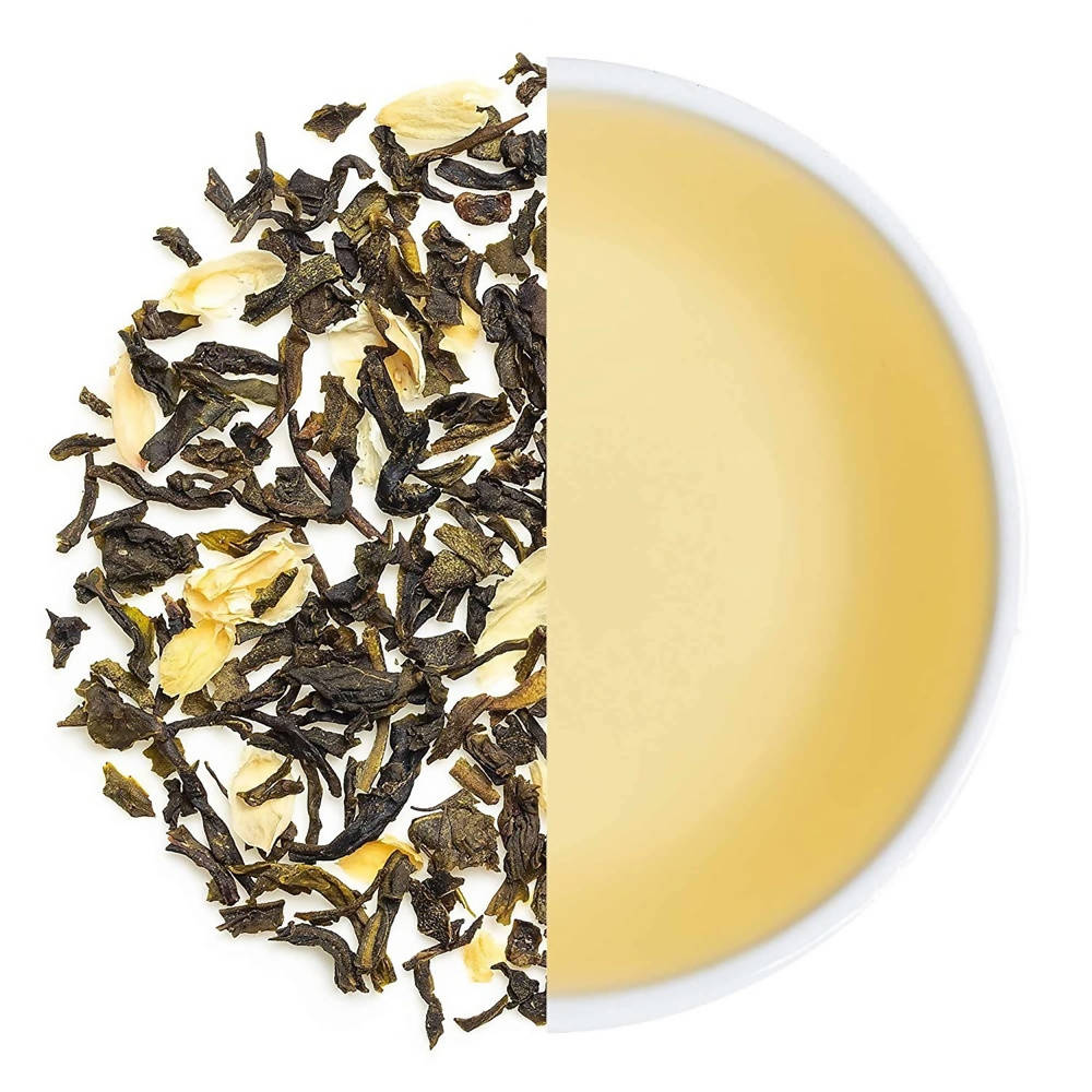 Teabox Organic Jasmine Green Tea Loose Leaves - Drmedicart
