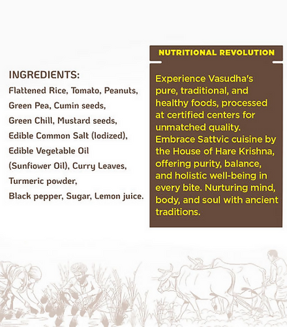 Vasudha Nurtured By Nature Poha