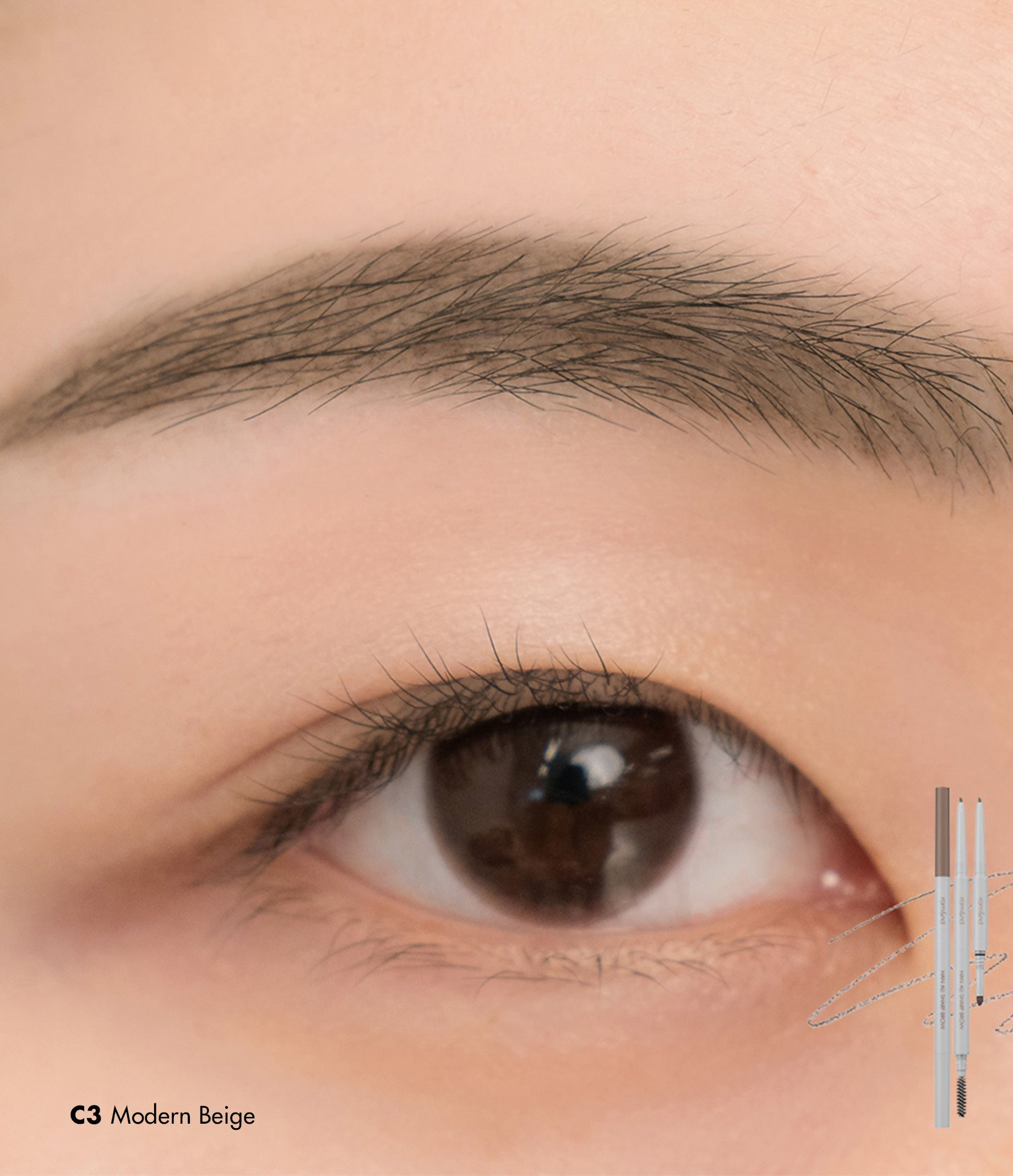 Rom&nd Han All Sharp Brow - C3 Modern Beige