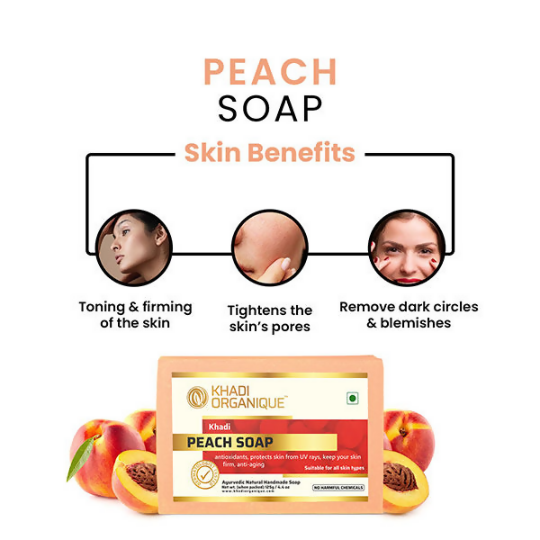Khadi Organique Peach Soap