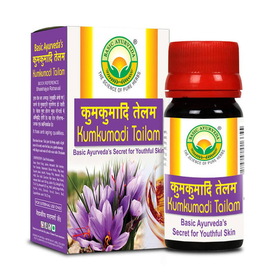 Buy Basic Ayurveda Kumkumadi Tailam from DrMediCart, Ship from India to USA