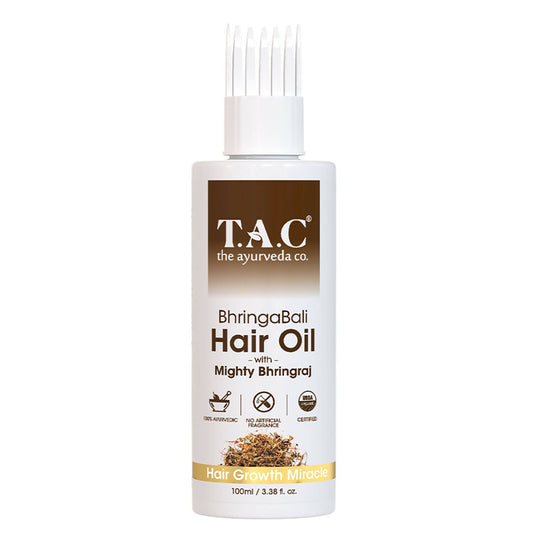 TAC - The Ayurveda Co. Bhringabali Hair Oil for Hairfall Control & Hair Growth with Bhringraj & Amla