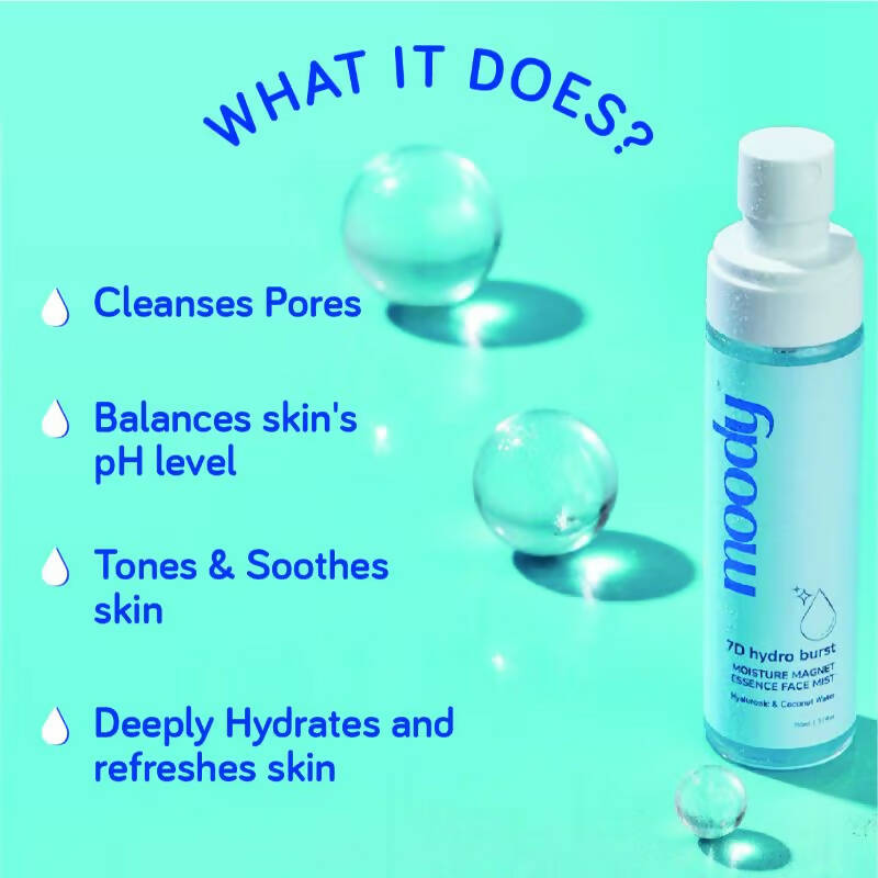 Moody 7D Hydro Burst Moisture Magnet Essence Face Mist