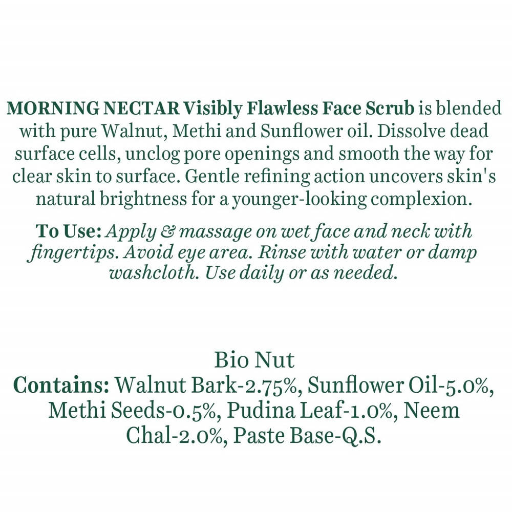 Biotique Advanced Ayurveda Bio Morning Nectar Visibly Flawless Face Scrub 50Gm